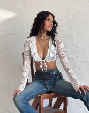 Cardigan Motel Rocks Raine Unlined Dama Albi Roz | JYS3483UH