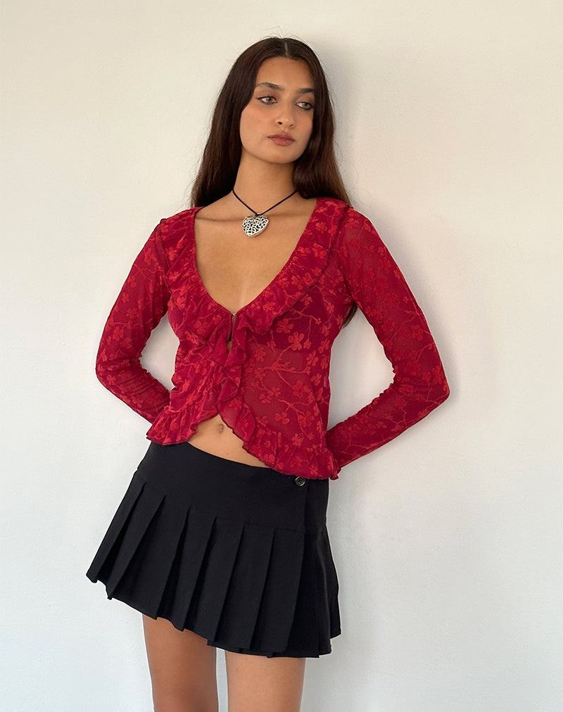Cardigan Motel Rocks Noemi Dama Rosii | OAU9321ES