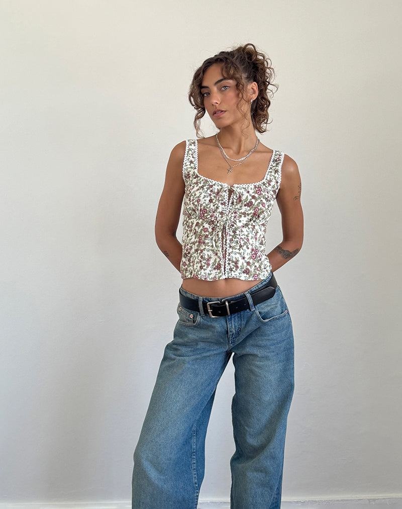Vesta Motel Rocks Esau Tie Front Dama Albi | PIV3345UM